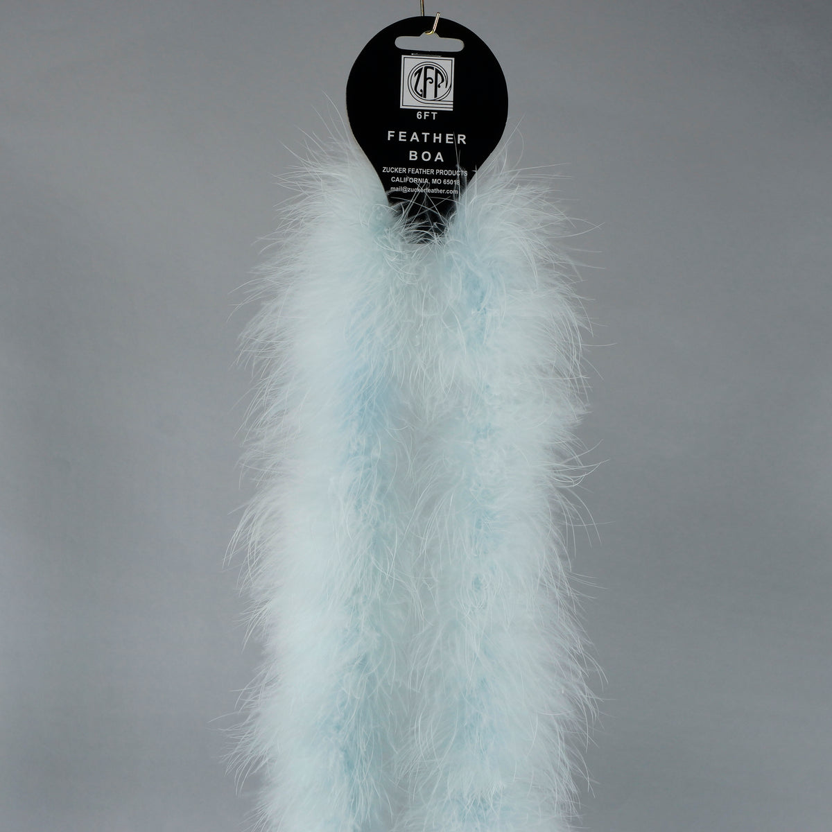 Full Marabou Feather Boa - Light Blue