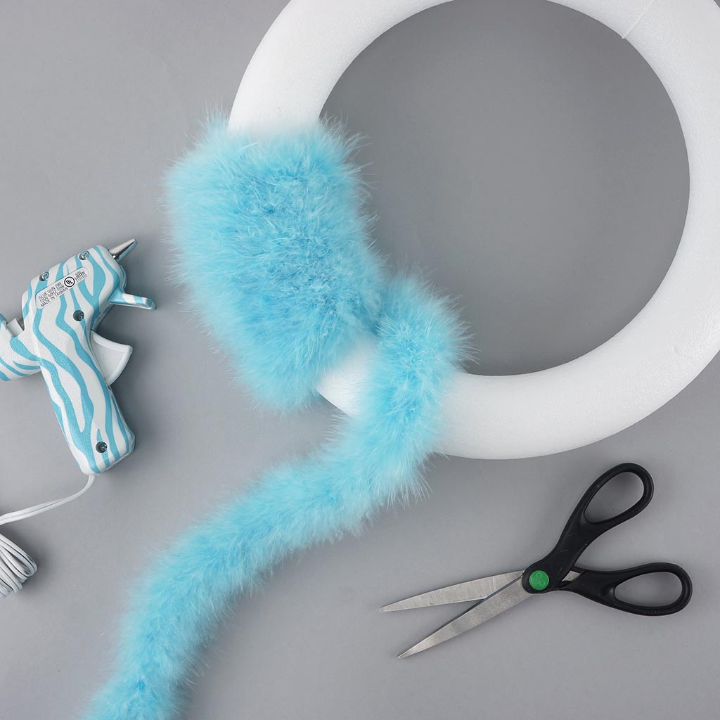 Marabou Craft Boa 2yd --Light Blue