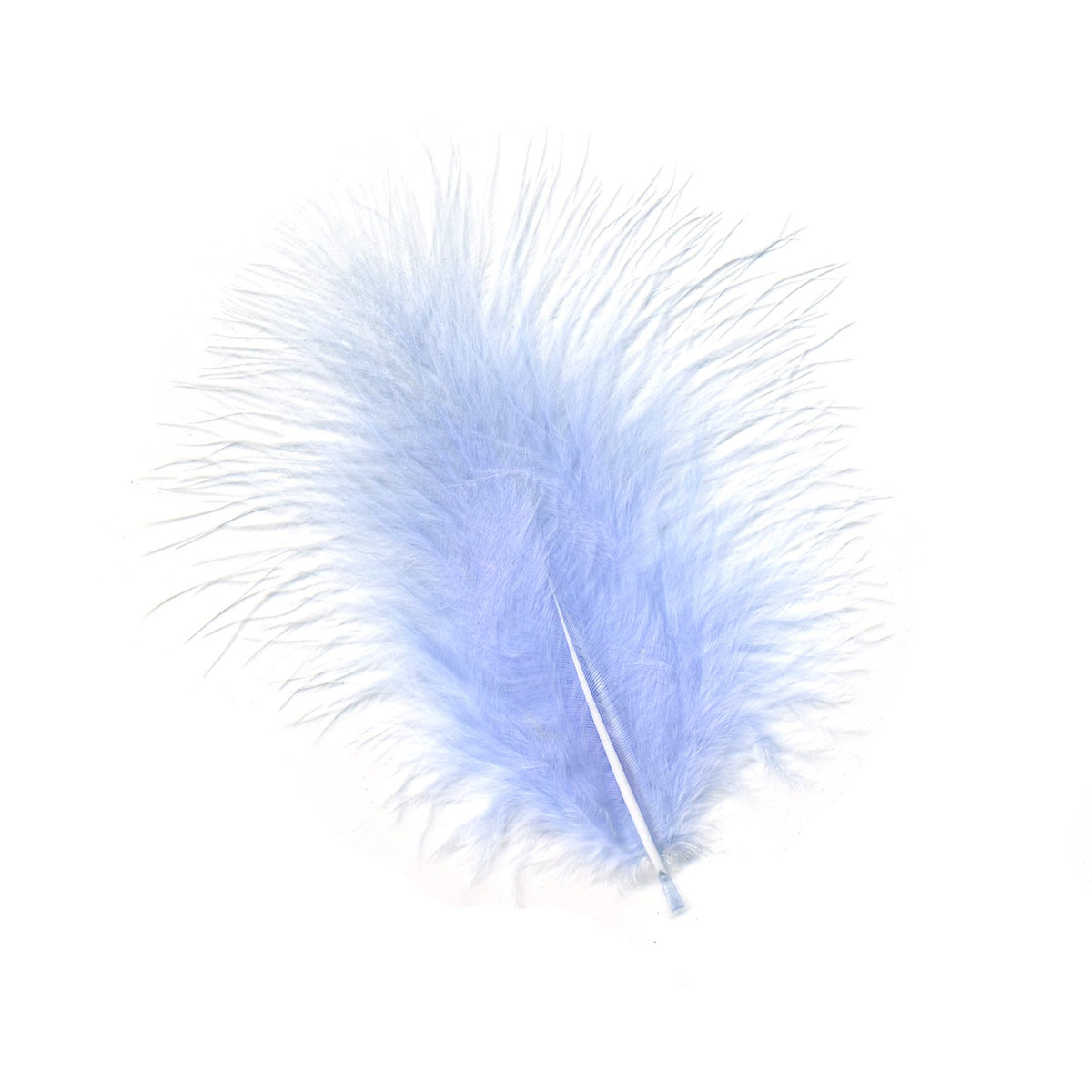 Turkey Marabou Loose 1-4 inch   0.50oz PKG --Light Blue