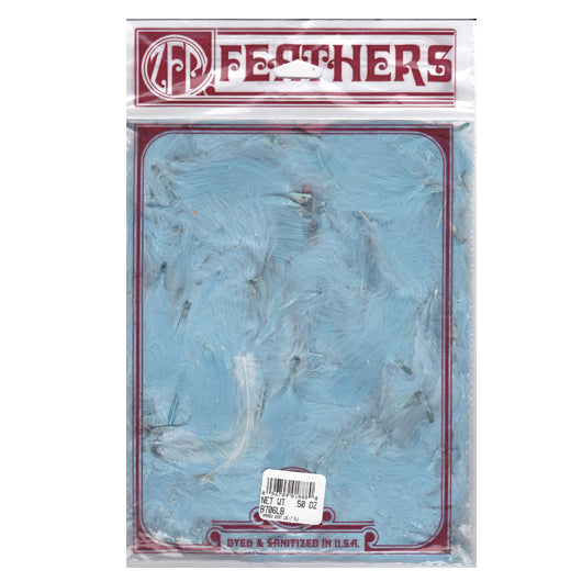 Turkey Marabou Loose 1-4 inch   0.50oz PKG --Light Blue