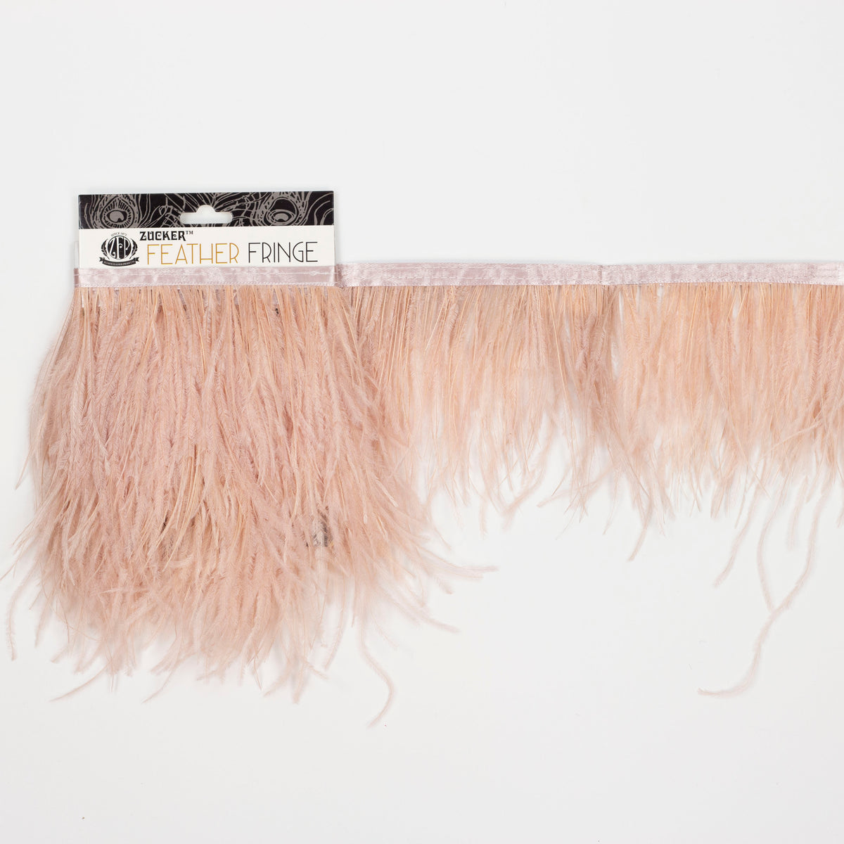 Ostrich Feather Fringe 2PLY - Champagne