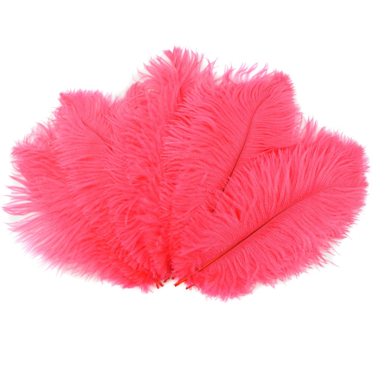 Ostrich Feathers 9-12" Drabs - Coral