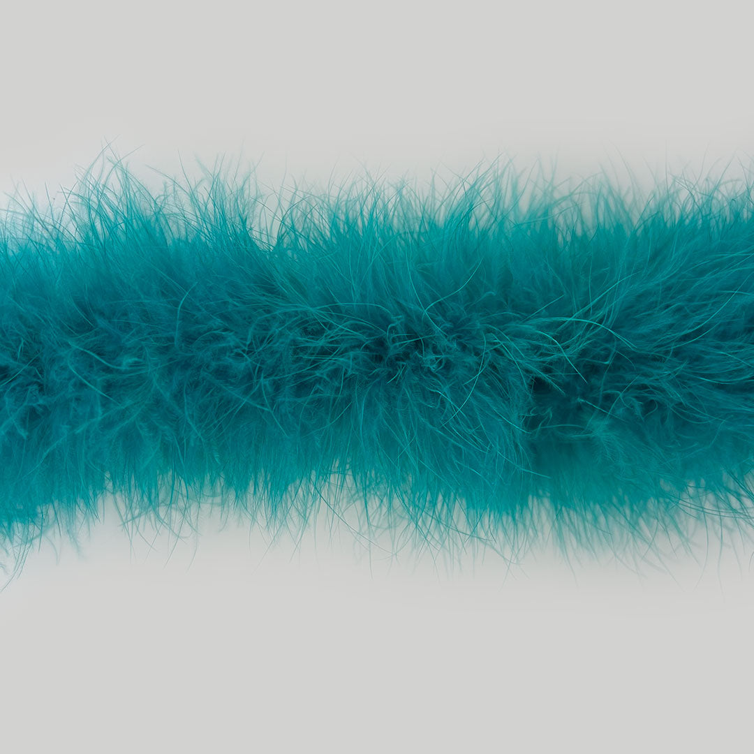 Full Marabou Feather Boa - Dark Aqua
