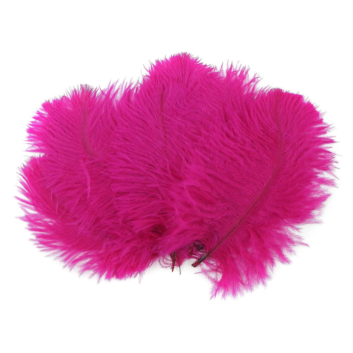 Ostrich Feathers 4-8" Drabs - Shocking Pink
