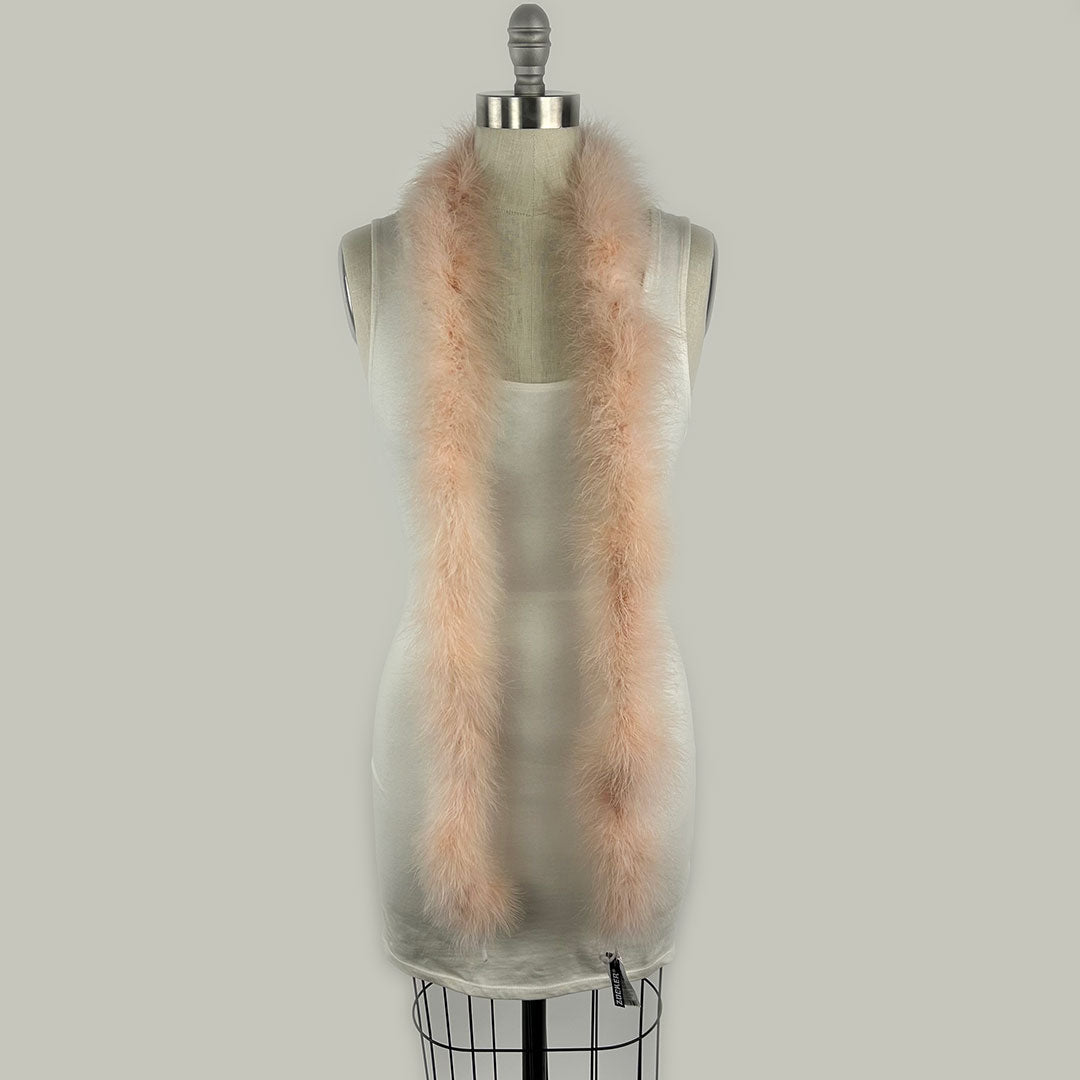 Full Marabou Feather Boa - Dusty Rose