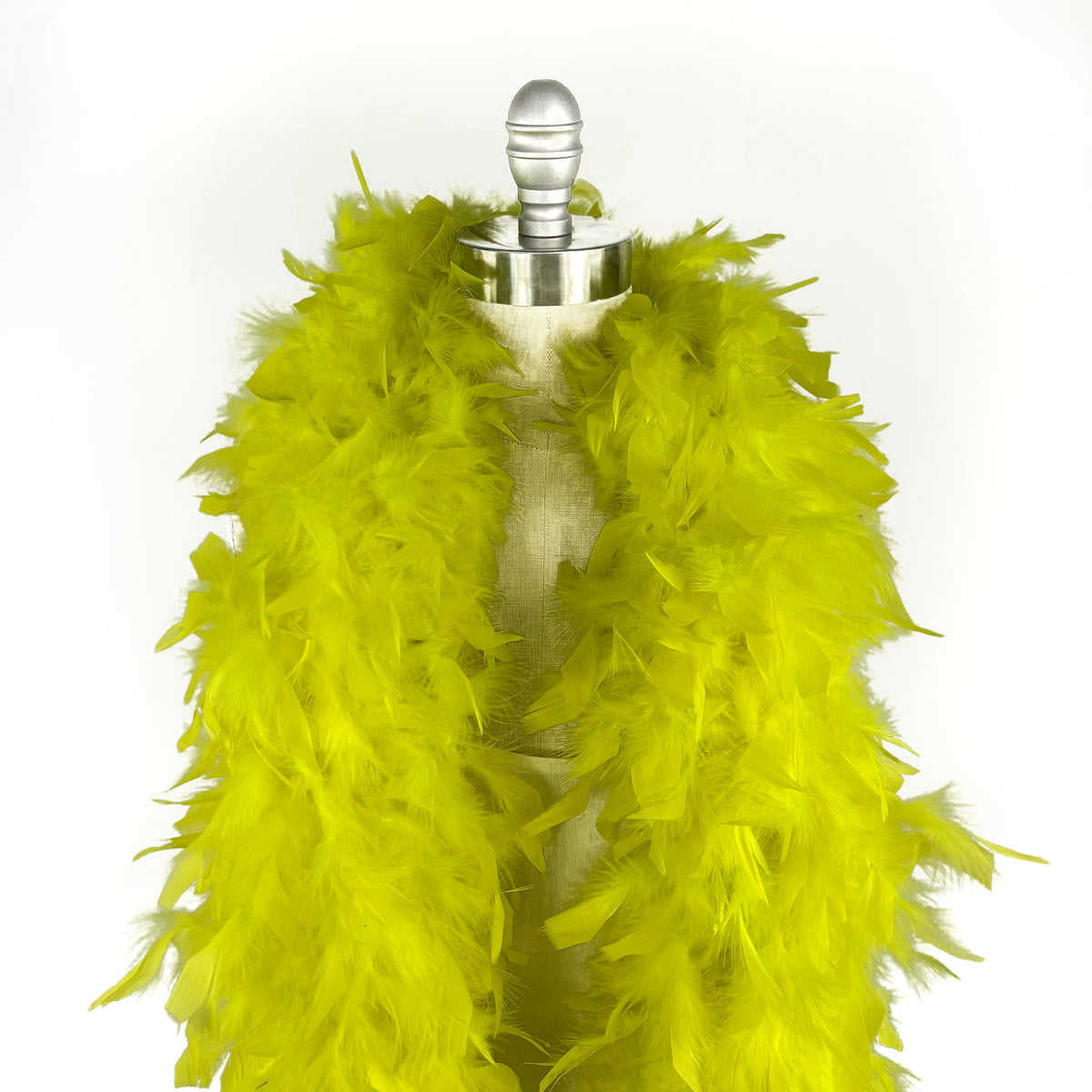 Chandelle Feather Boa - Heavyweight  - Fluorescent Yellow