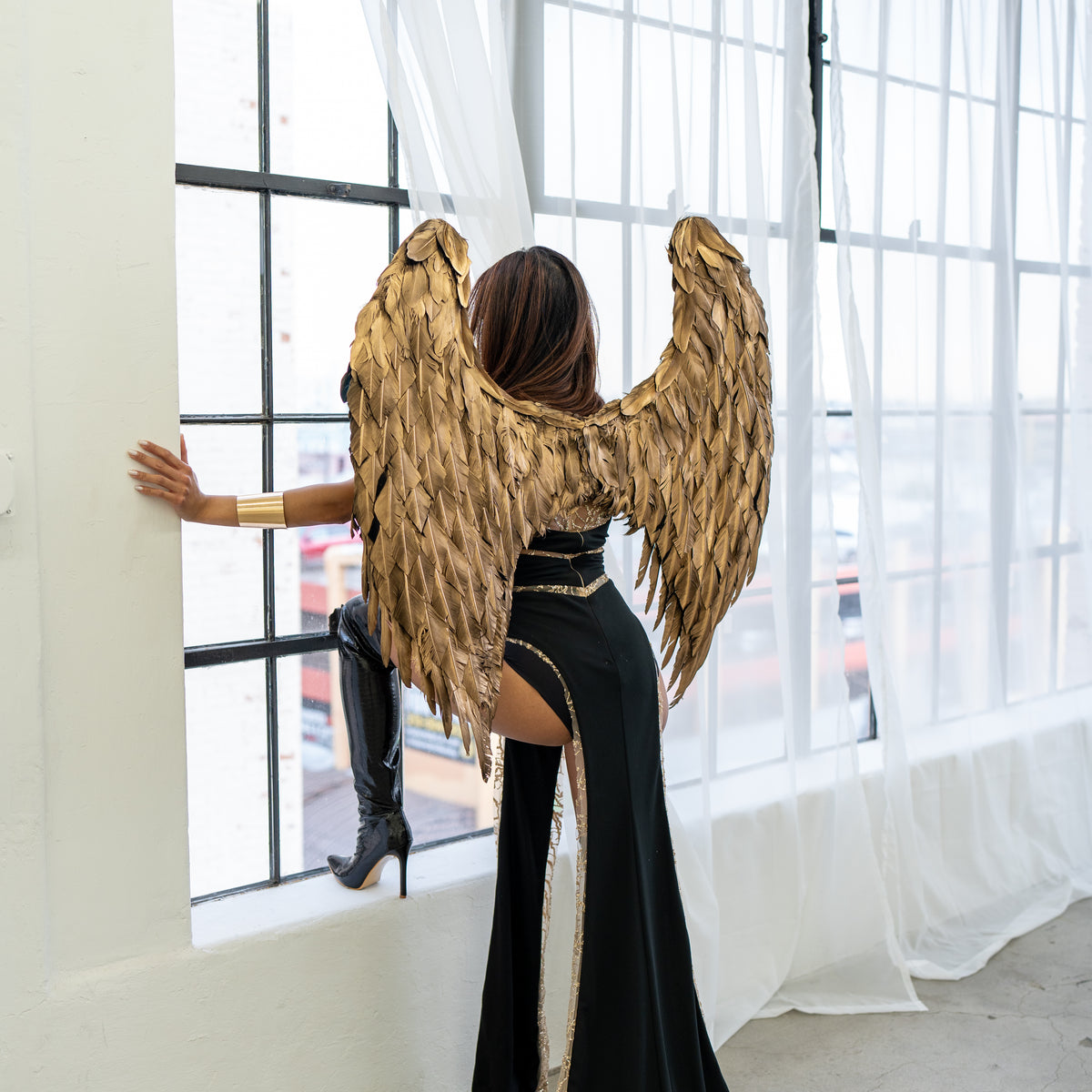 Golden Angel Wings