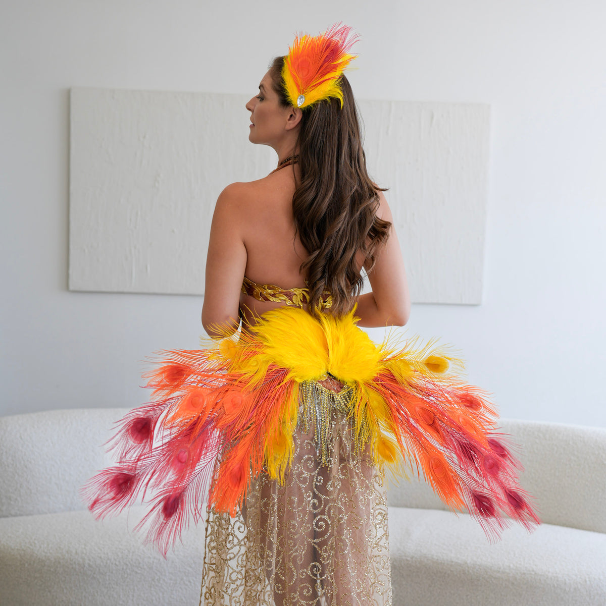 Solar Kiss Peacock Fairy Wings & Cuffs