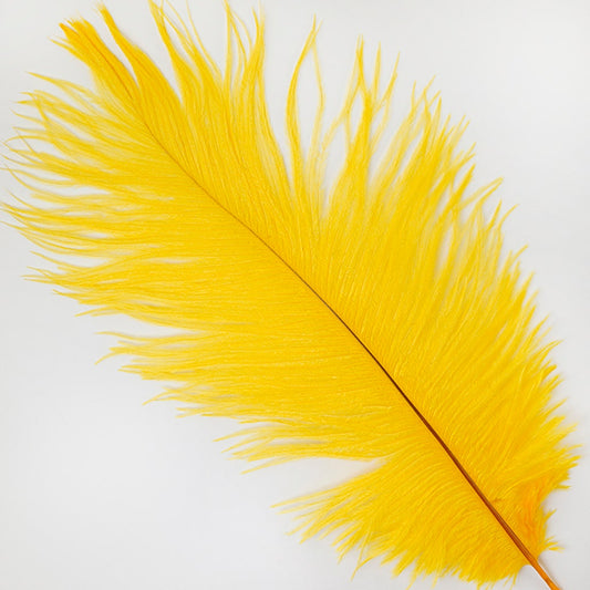 Ostrich Feathers 9-12" Drabs - Gold