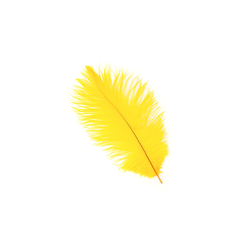 Ostrich Feathers 9-12" Drabs - Gold