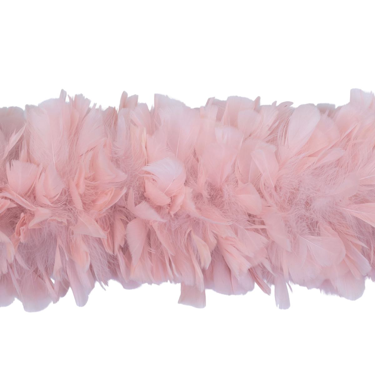 Turkey Boa 8-10 inch diameter   2yd --Light Pink