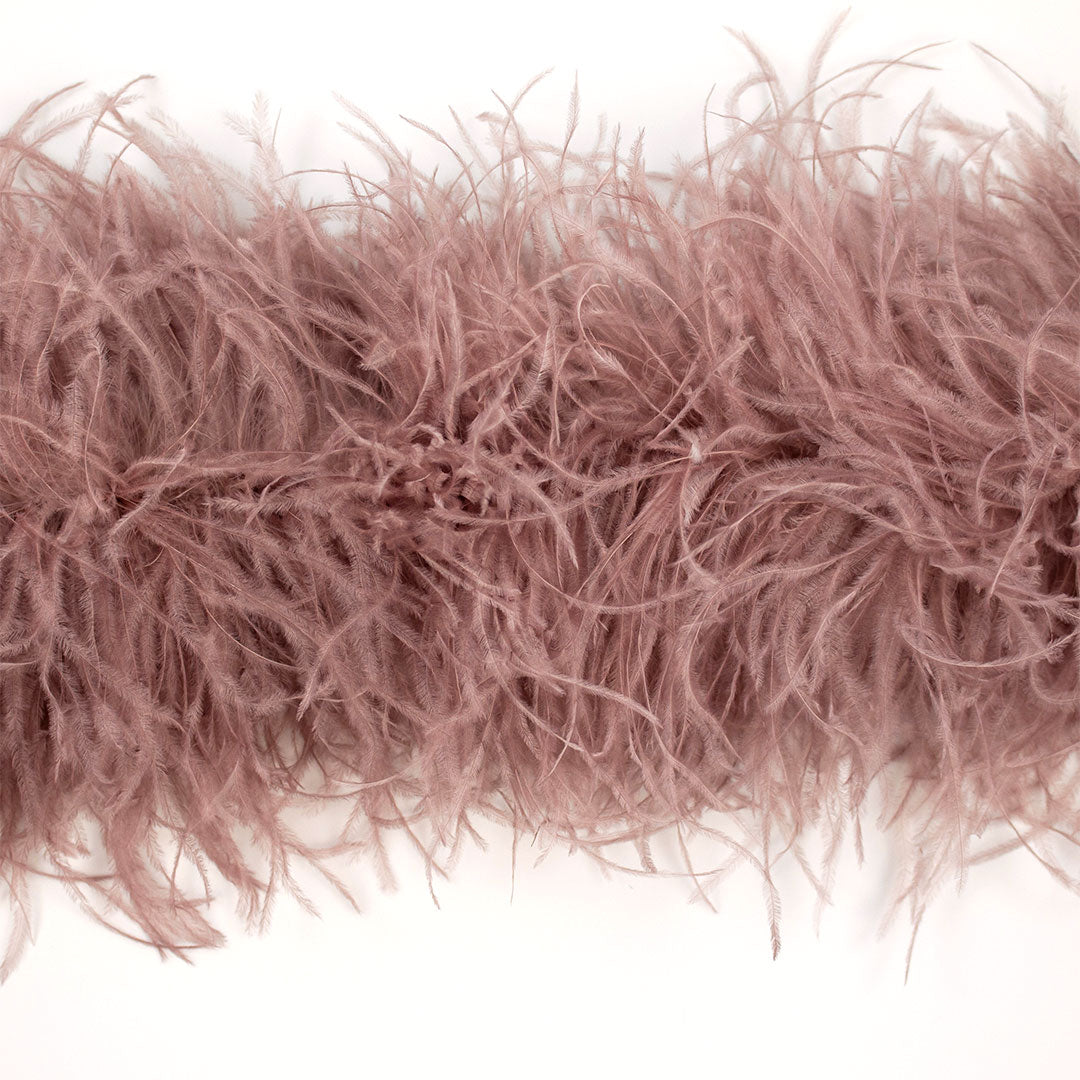 Mauve 6 Ply Ostrich Feather Boa