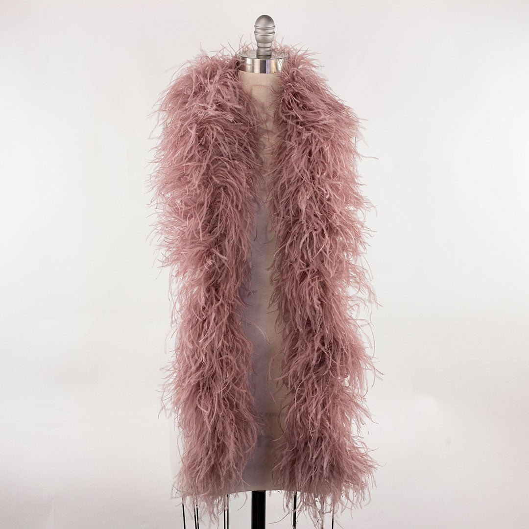 Mauve 6 Ply Ostrich Feather Boa