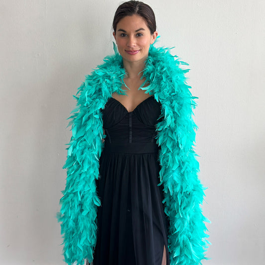 Chandelle Feather Boa - Heavyweight  - Mint