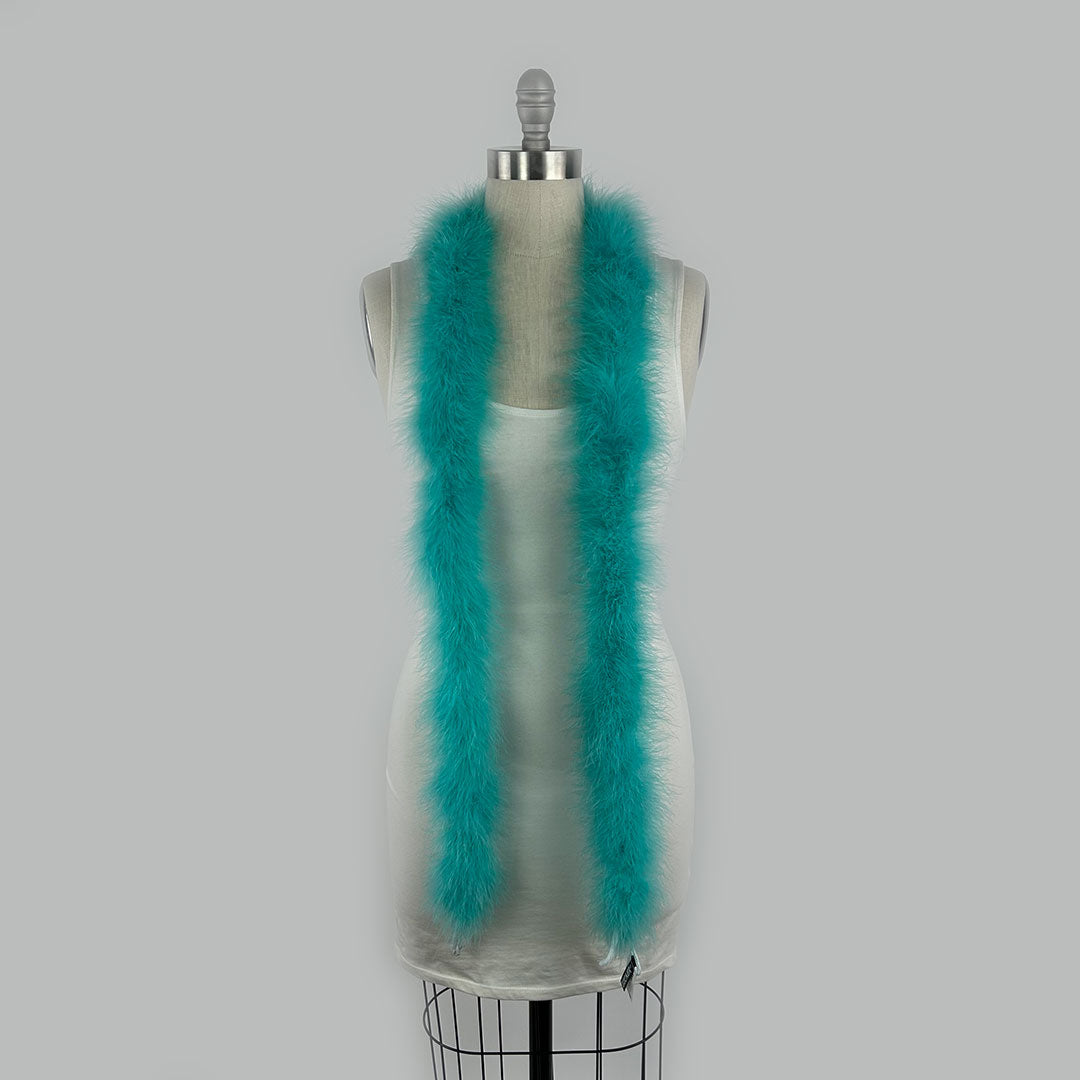 Full Marabou Feather Boa - Mint Green