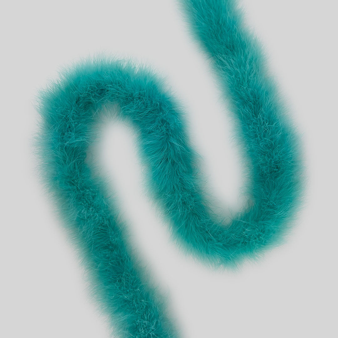 Full Marabou Feather Boa - Mint Green