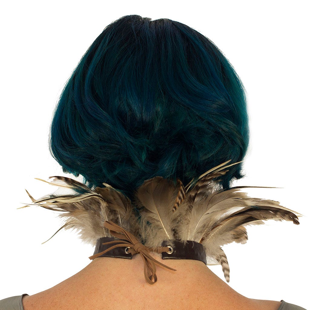 ZUCKER™ Feather Choker - Natural