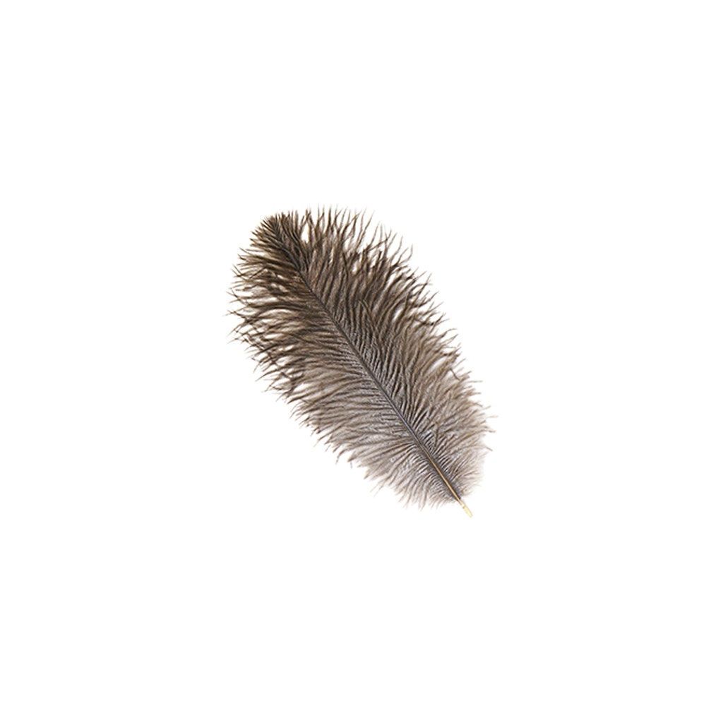 Ostrich Feathers 9-12" Drabs - Natural