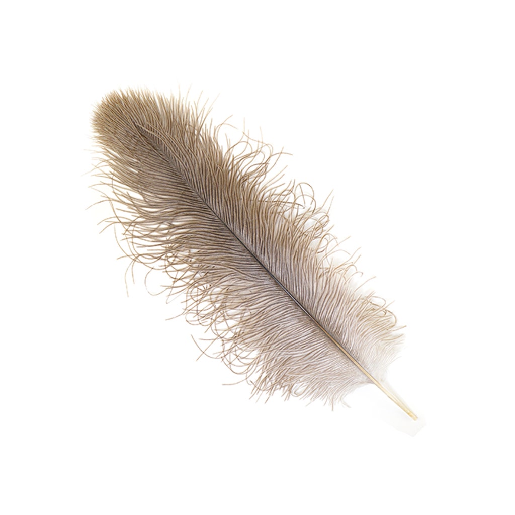 Ostrich Feathers 13-16" Drabs - Natural