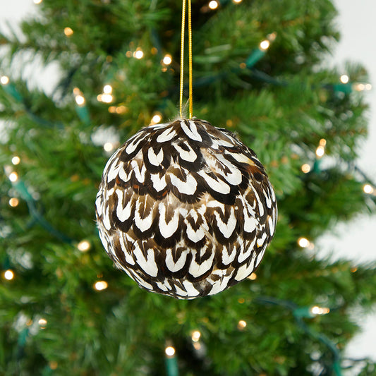 Venery Feather Ornament - Natural