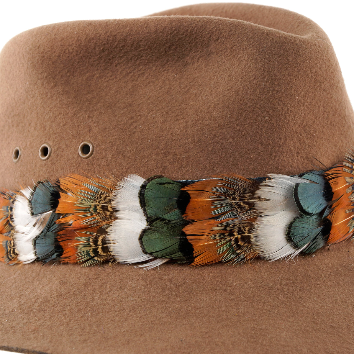 Natural Ringneck and Lady Amherst Pheasant Feather Tape 1.5 inch 3yd Roll