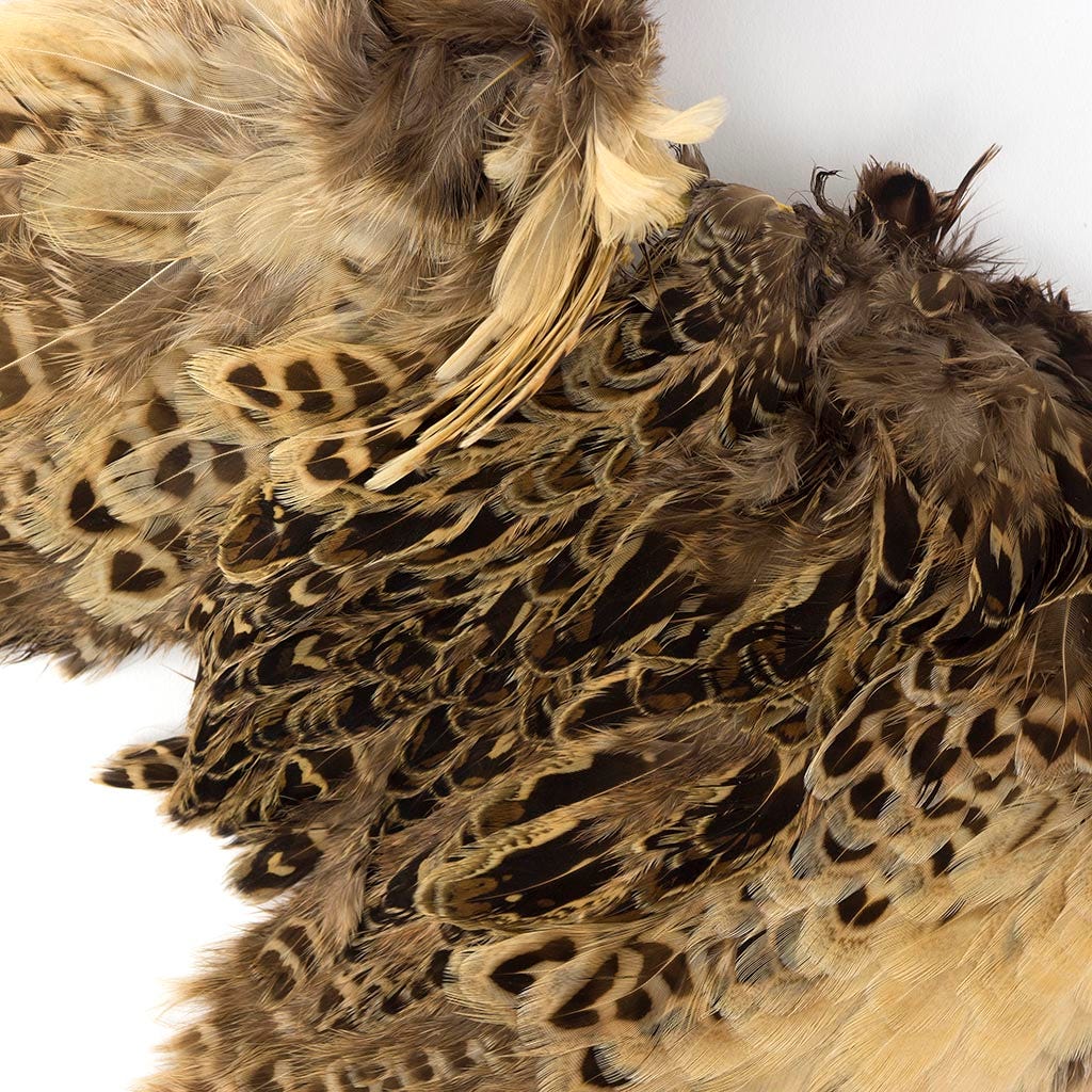 Ringneck Pheasant Hen Skin pieces