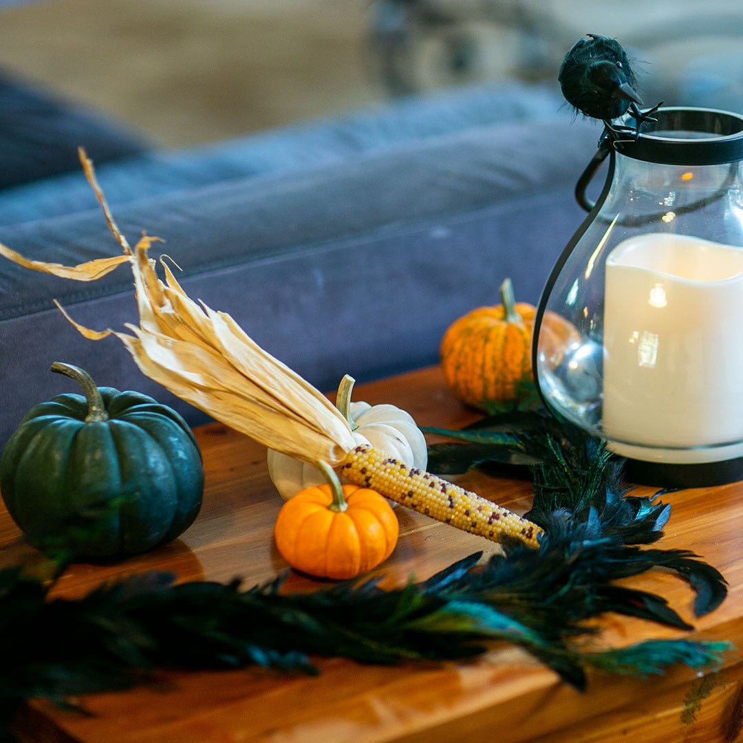 Black Feather Garland