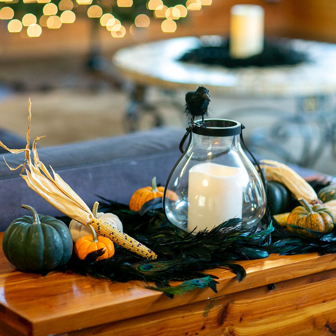 Black Feather Garland