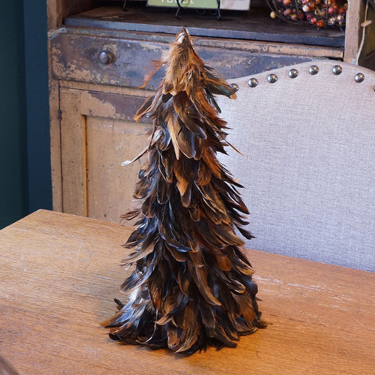 Natural Schlappen Feather Tree 18"