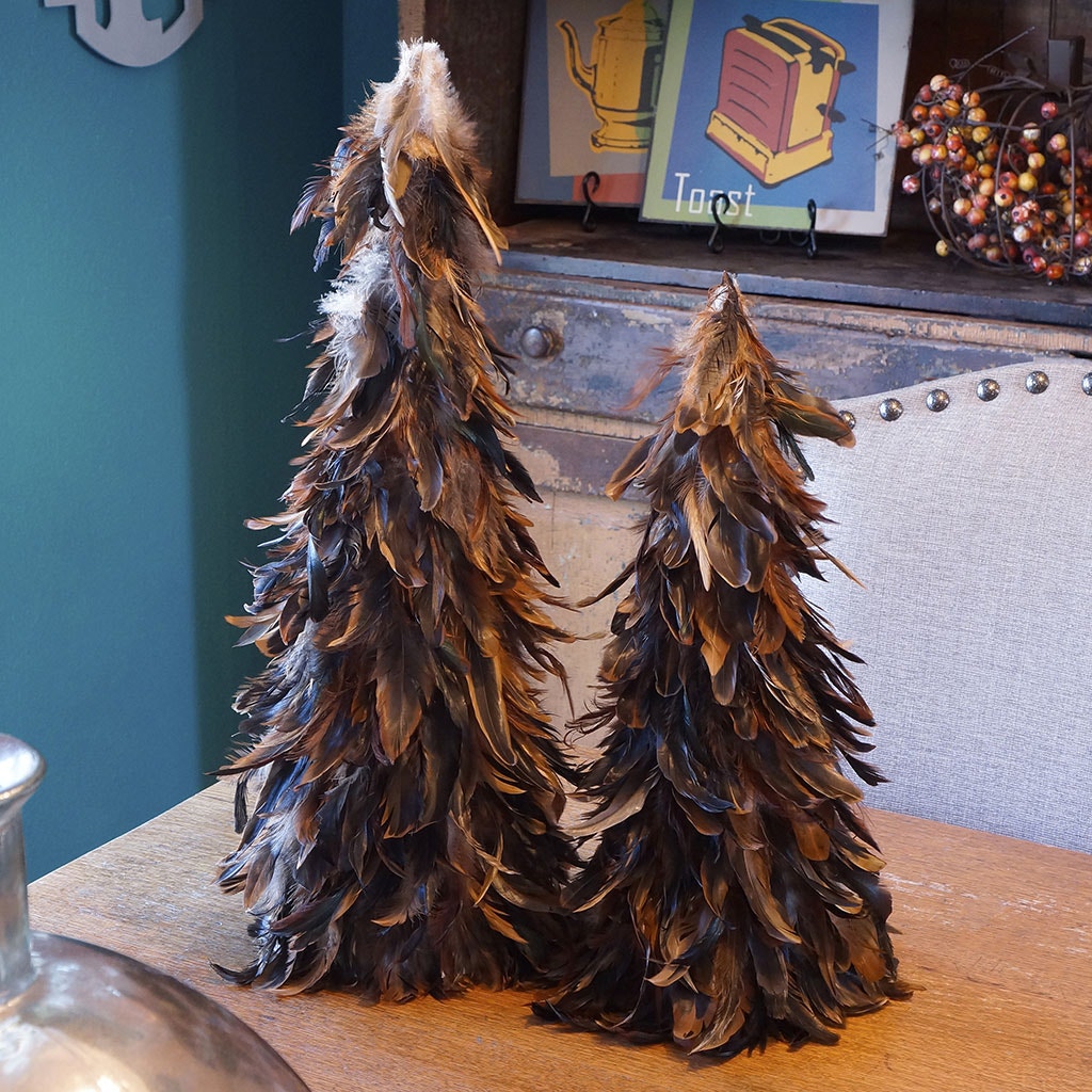 Natural Schlappen Feather Tree 18"