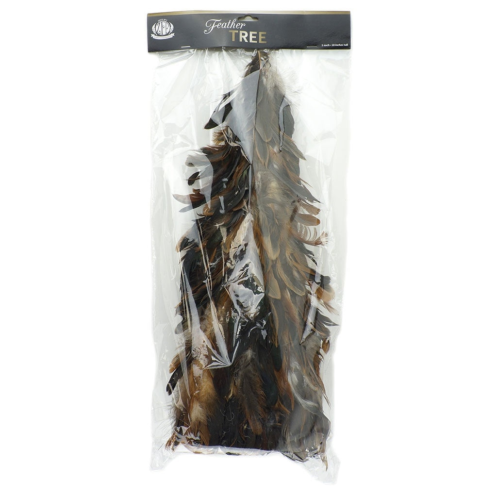 Natural Schlappen Feather Tree 18"