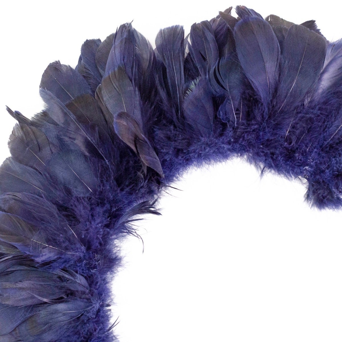 Goose Nagorie Dyed Feathers -Navy