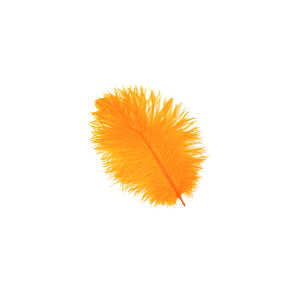 Ostrich Feathers 9-12" Drabs - Mango