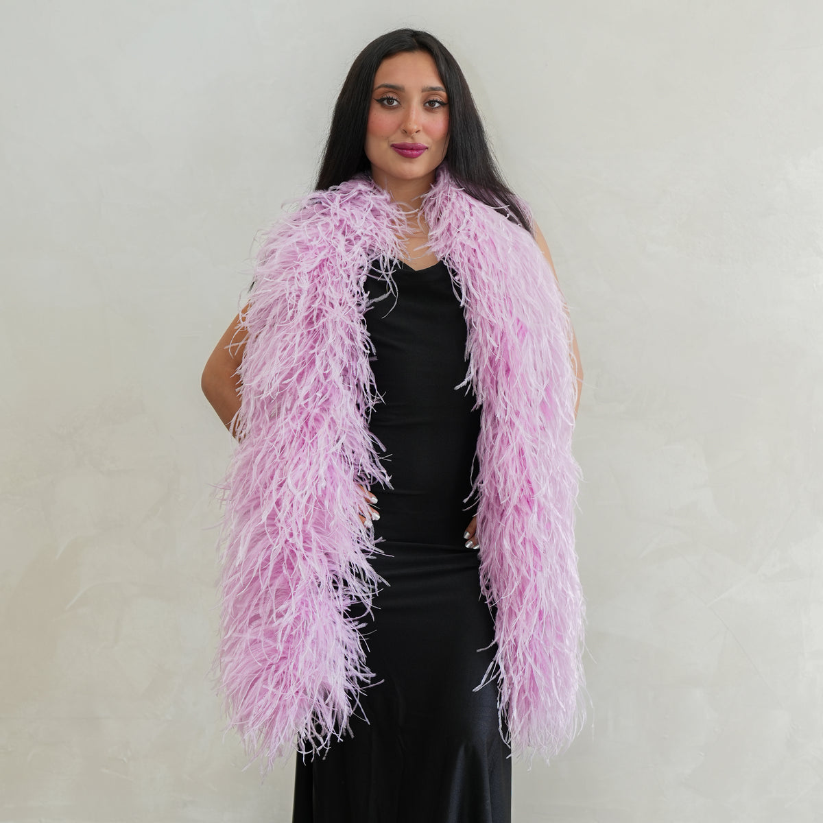 Orchid Lilac 6 Ply Ostrich Feather Boa
