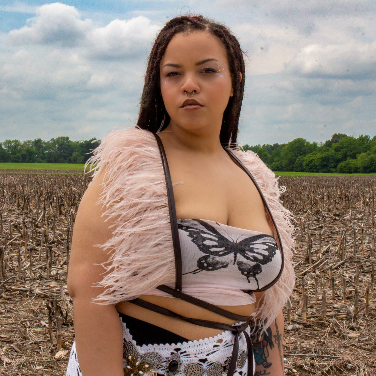 Chloe Festival Harness - Champagne