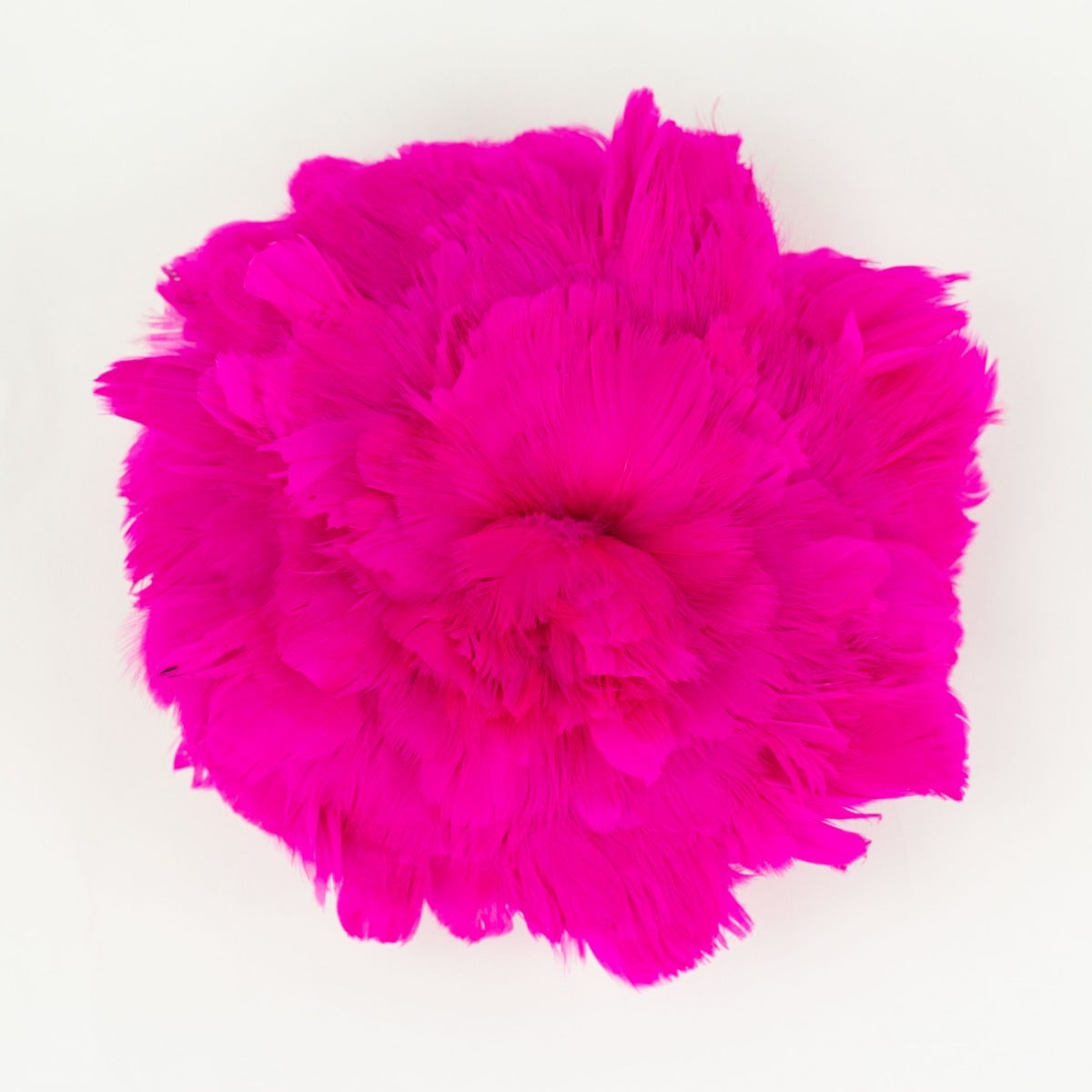 Strung Goose Coquille Feathers 3-4" -- 1/4 lb-Shocking Pink