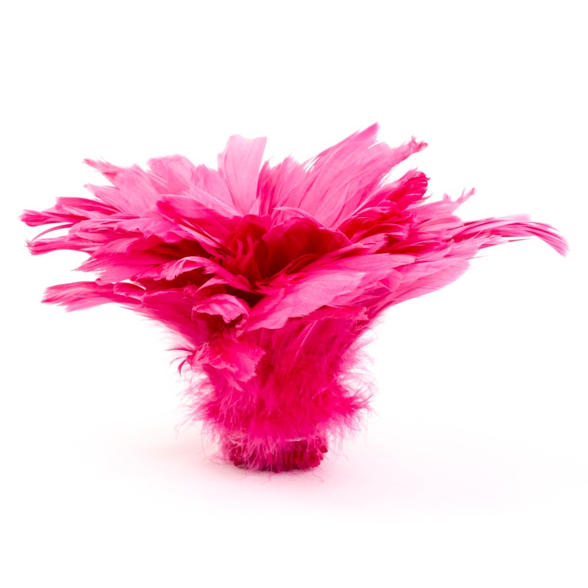 Goose Nagorie Dyed Feathers -Raspberry Sorbet