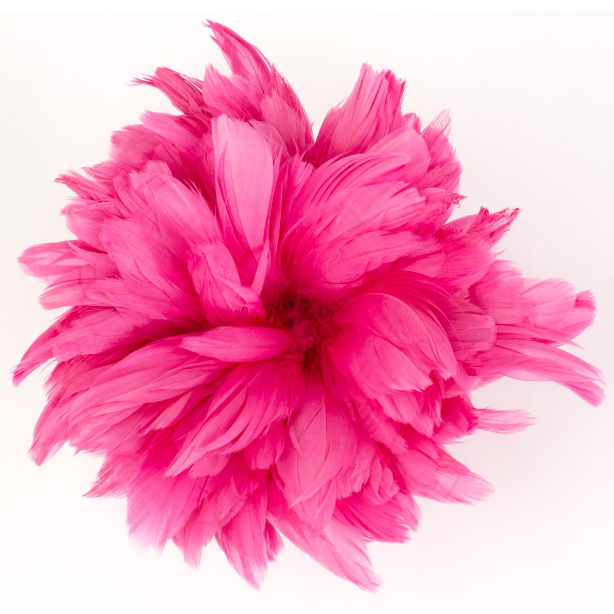 Goose Nagorie Dyed Feathers -Raspberry Sorbet