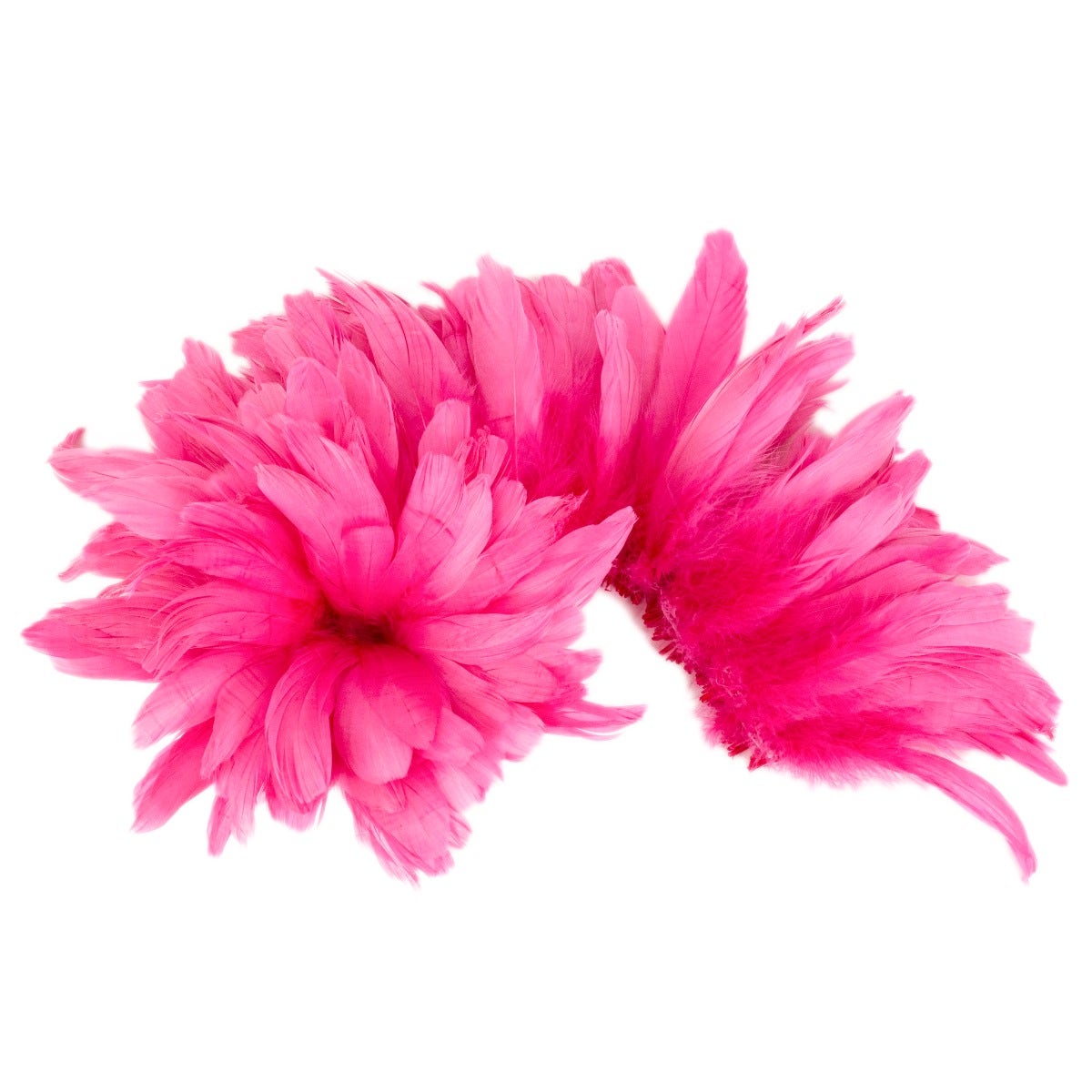 Goose Nagorie Dyed Feathers -Raspberry Sorbet