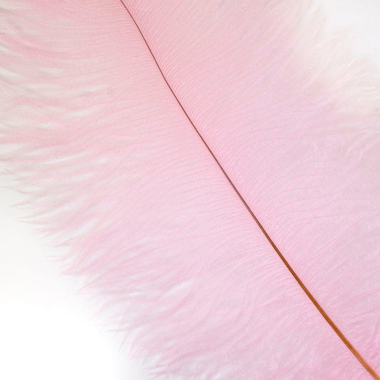 Large Ostrich Feathers - 17"+ Drabs - Candy Pink
