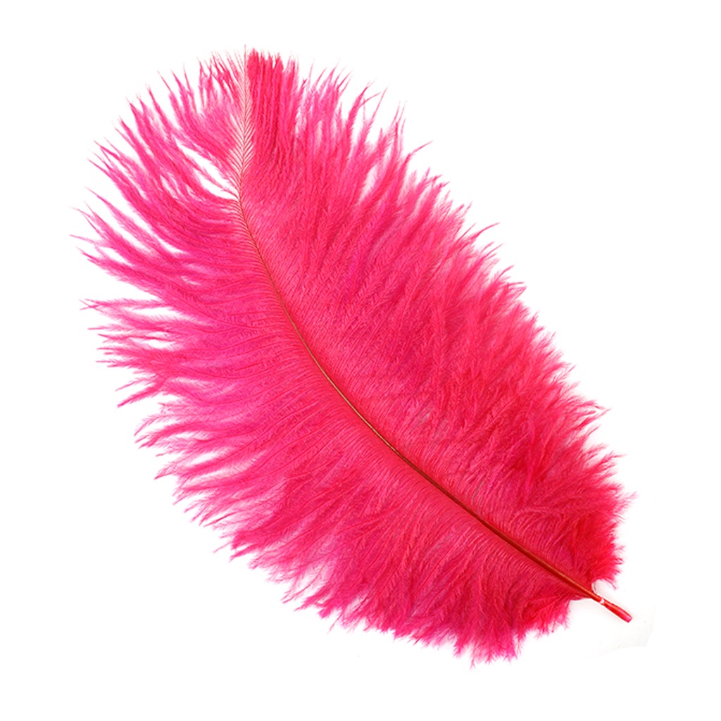 Ostrich Feathers 4-8" Drabs - Shocking Pink