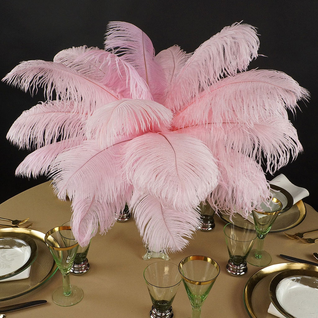 Ostrich Feathers 13-16" Drabs - Candy Pink