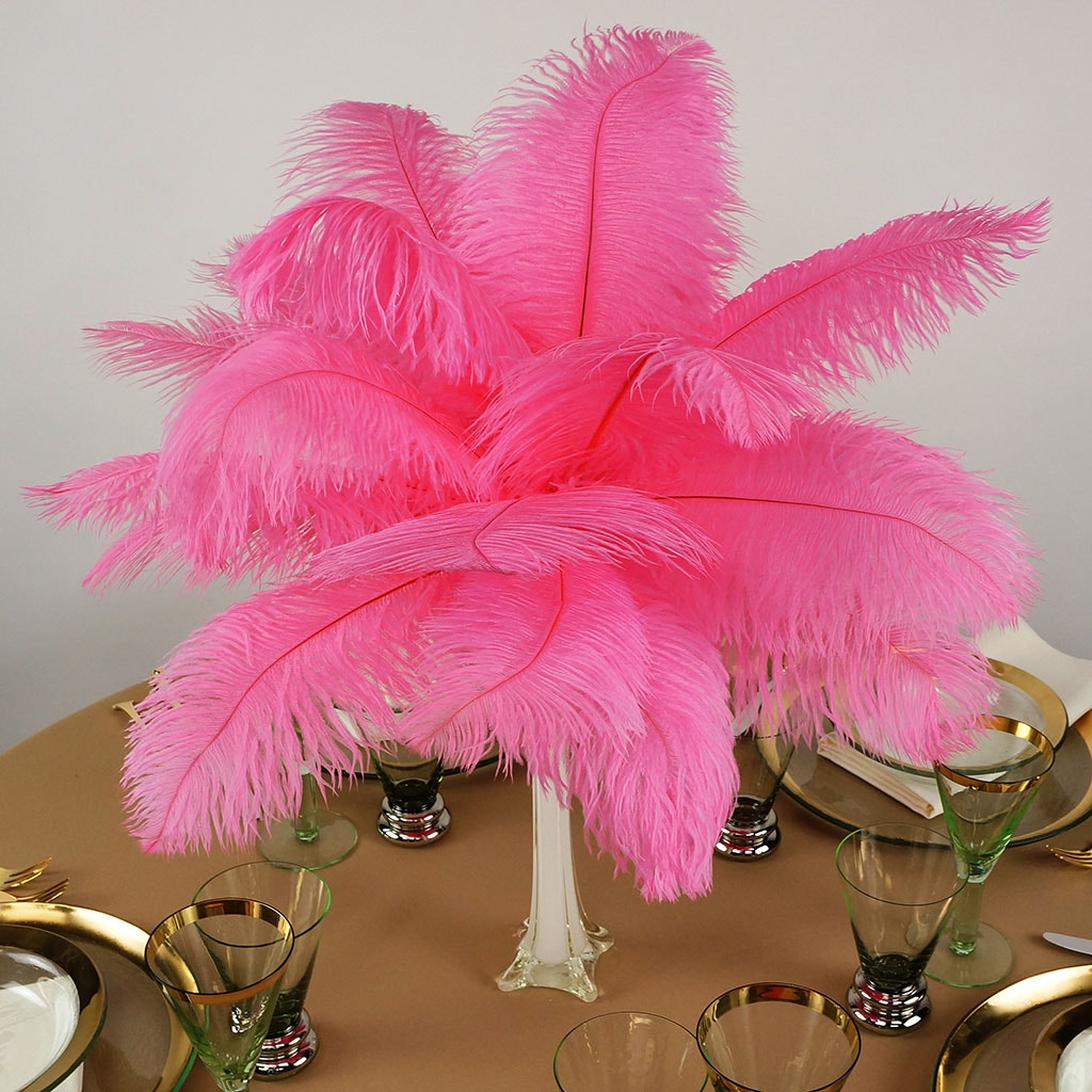 Ostrich Feathers 13-16" Drabs - Pink Orient