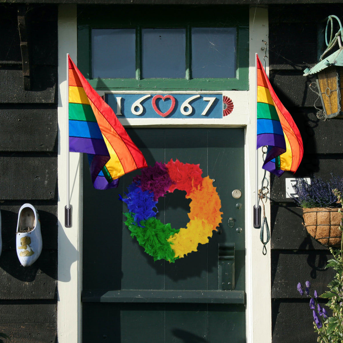 Rainbow Pride Wreath