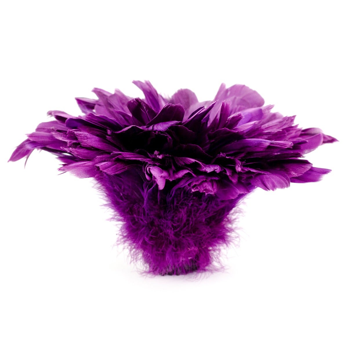 Goose Nagorie Dyed Feathers -Purple