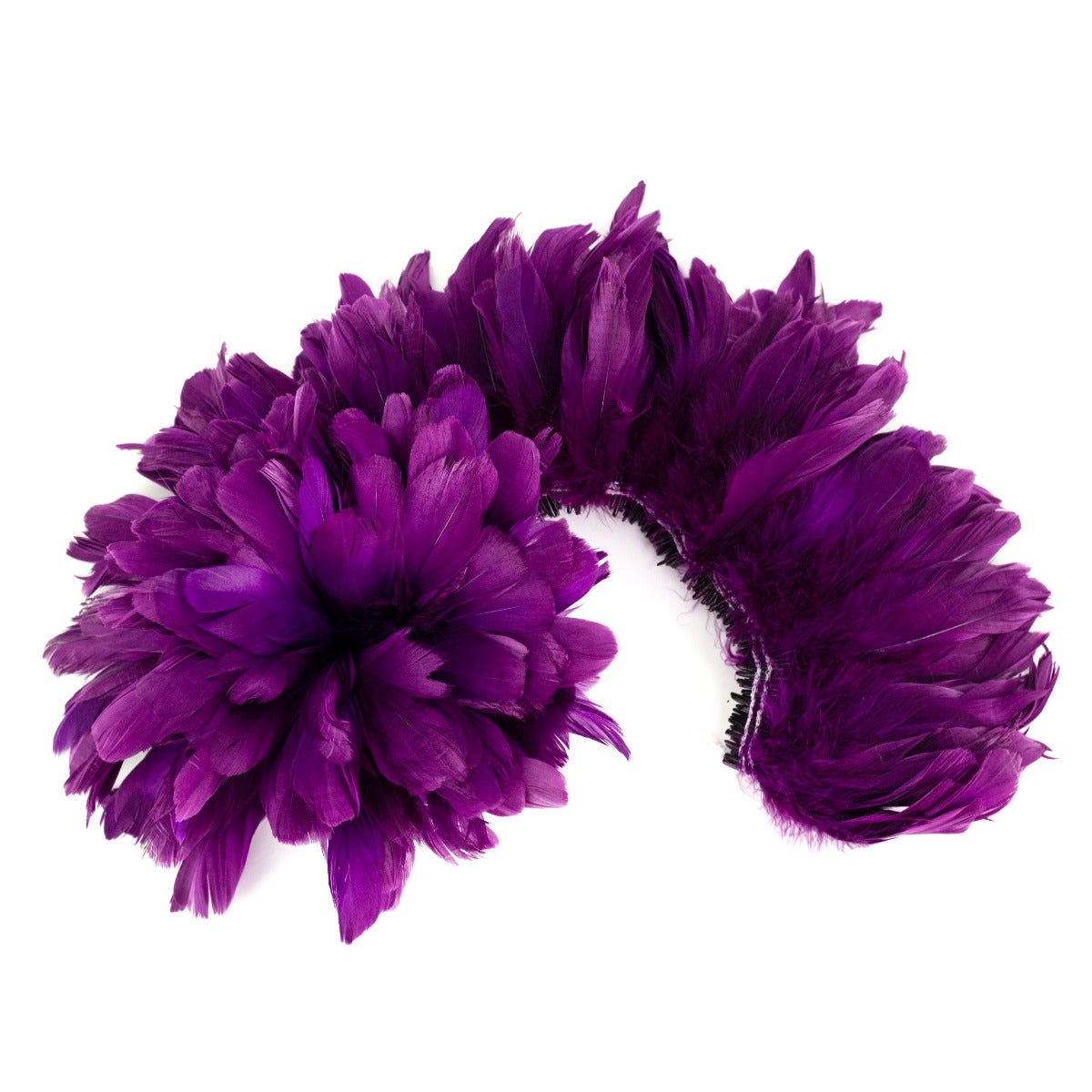 Goose Nagorie Dyed Feathers -Purple