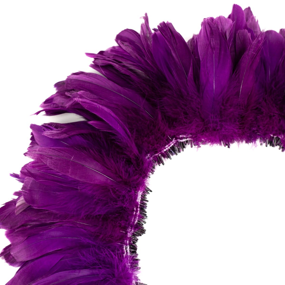 Goose Nagorie Dyed Feathers -Purple