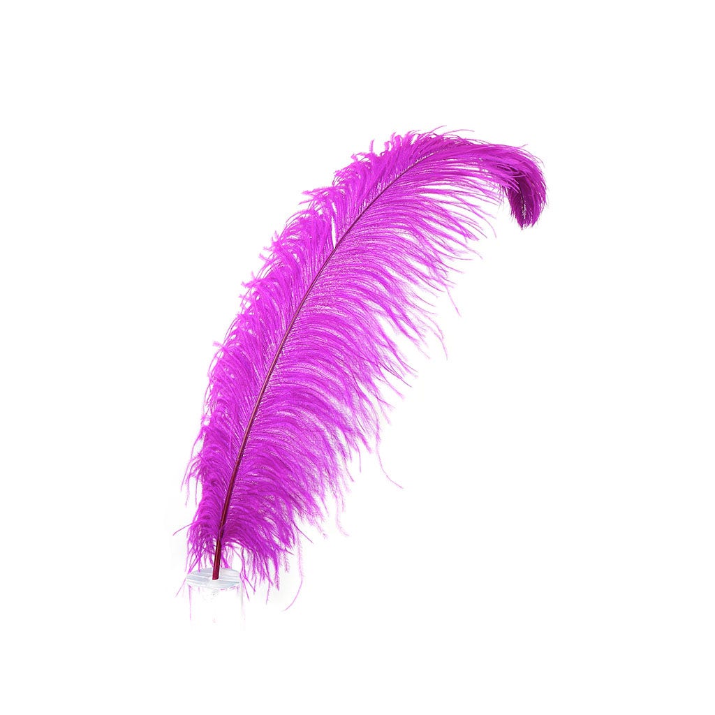 Large Ostrich Feathers - 17"+ Drabs - Very Berry
