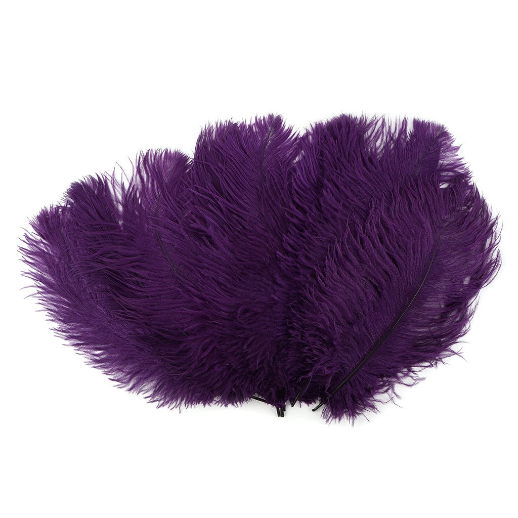 Ostrich Feathers 13-16" Drabs - Purple