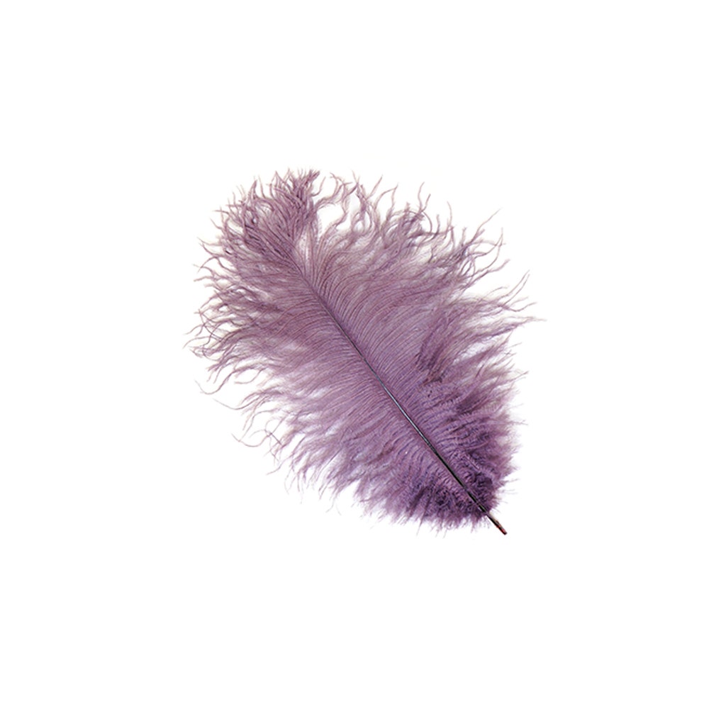 Ostrich Feathers 9-12" Drabs -  Amethyst